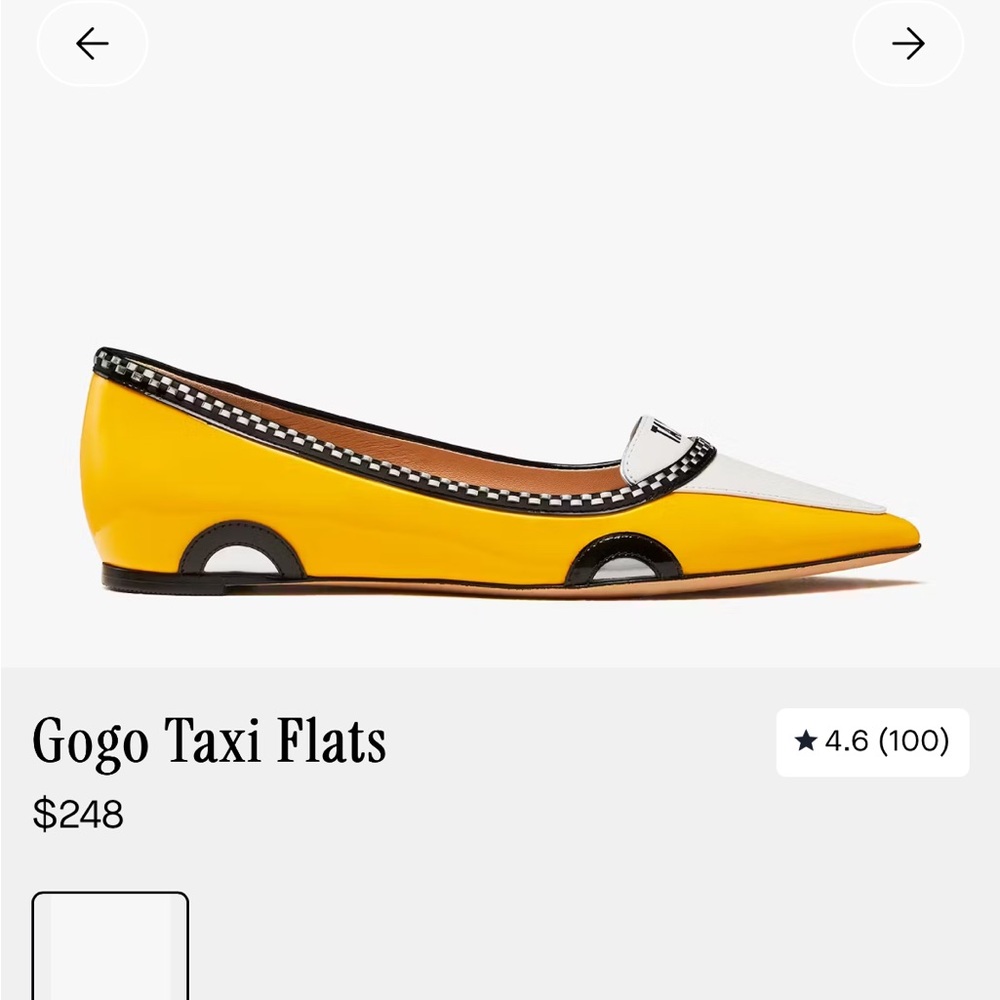Kate Spade GoGo Taxi Flats